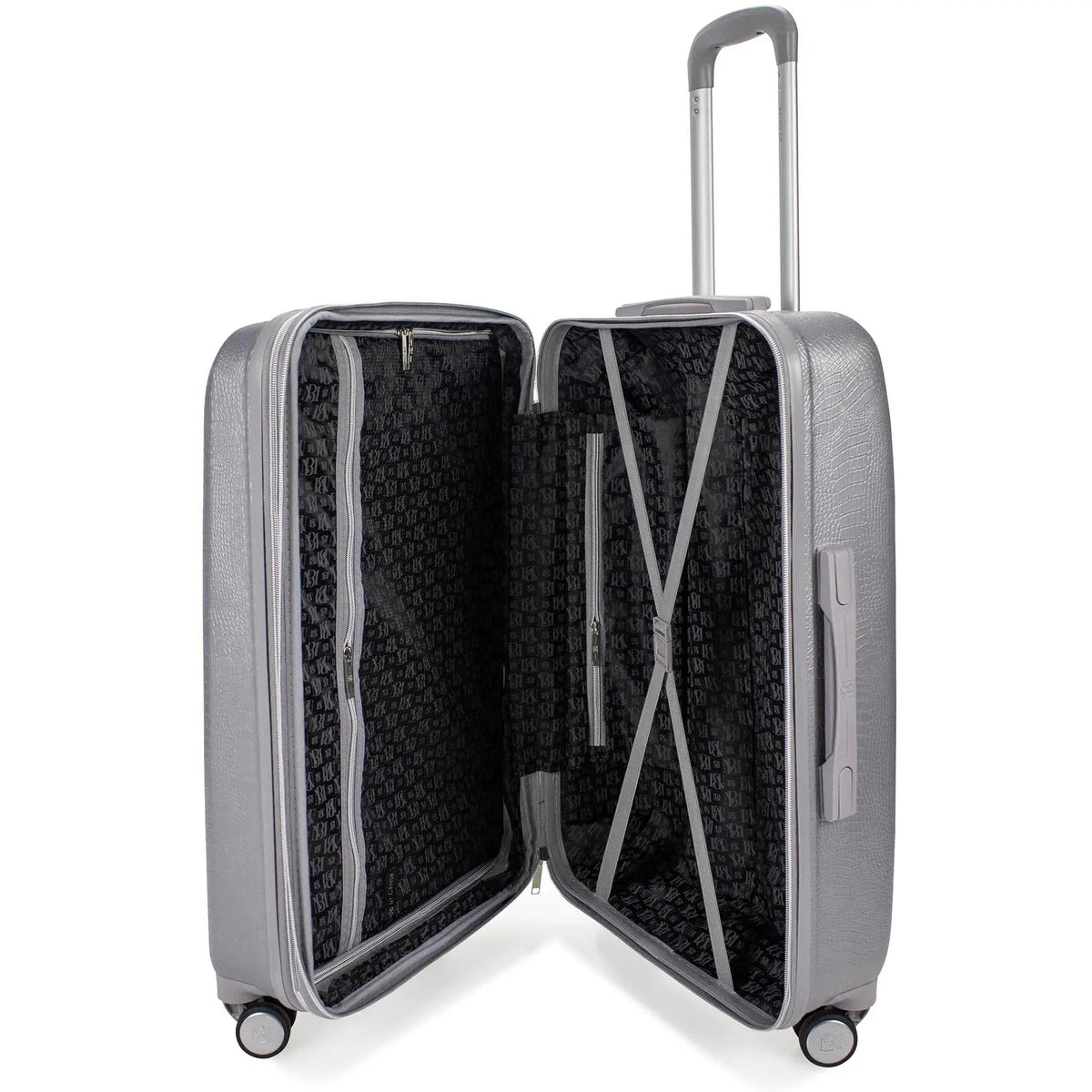 Snakeskin 3 Piece Expandable Classy Luggage Set - Get it from Bo