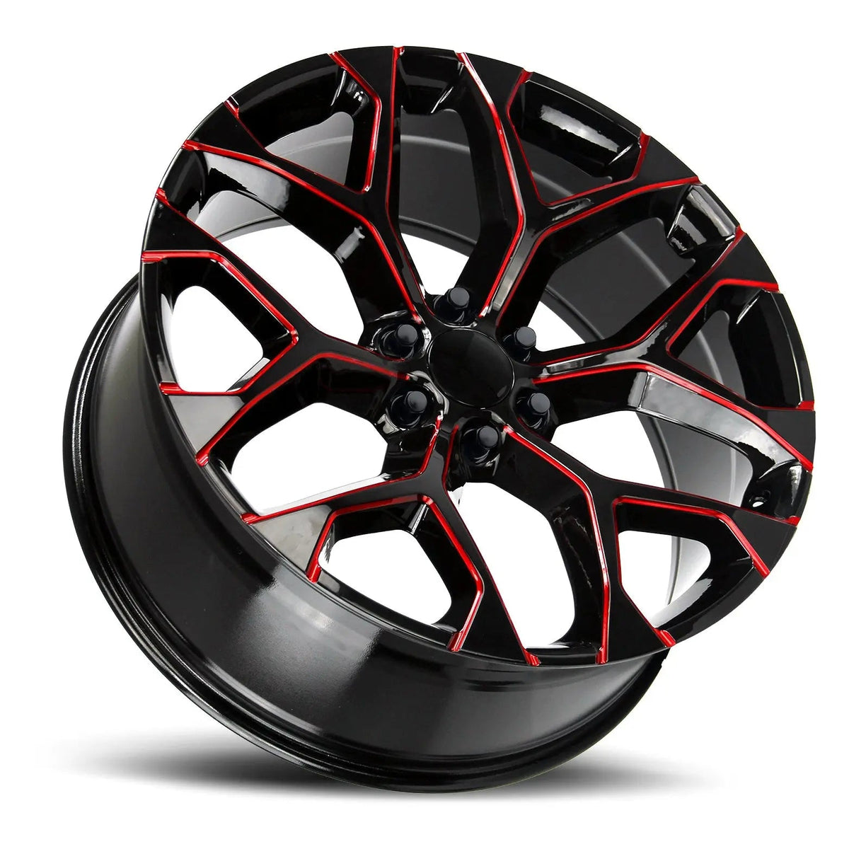 Snowflake Gloss Black Candy Red Milled - Get it from Bo