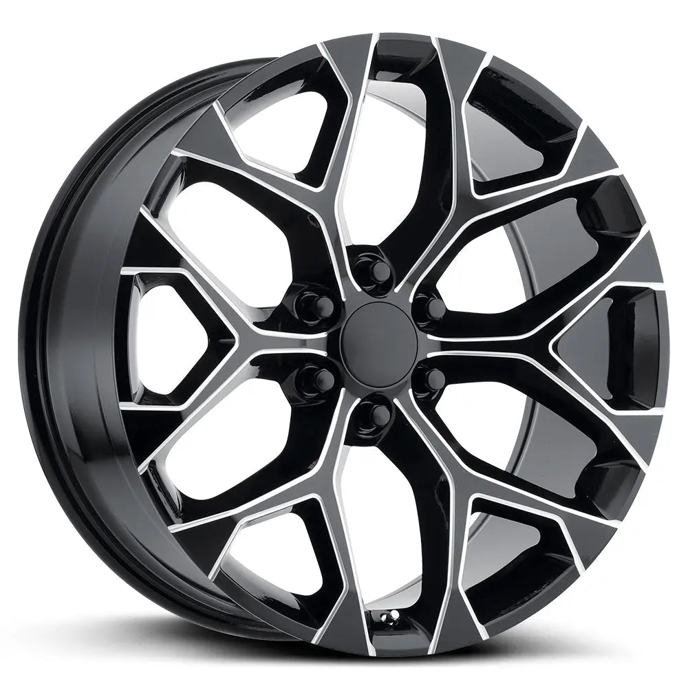 Snowflake Gloss Black Milled - Get it from Bo