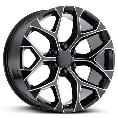 Snowflake Gloss Black Milled - Get it from Bo