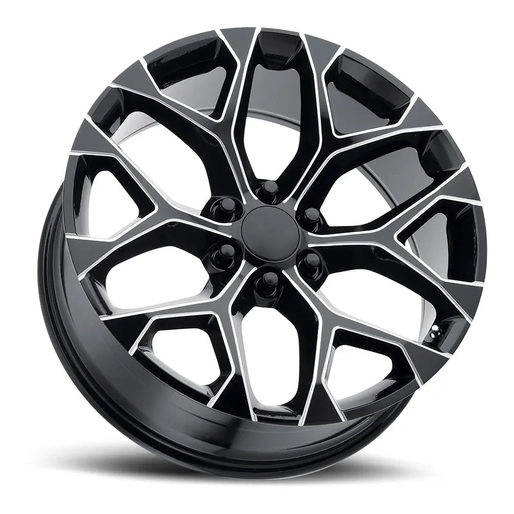 Snowflake Gloss Black Milled - Get it from Bo