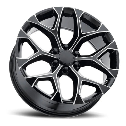 Snowflake Gloss Black Milled - Get it from Bo