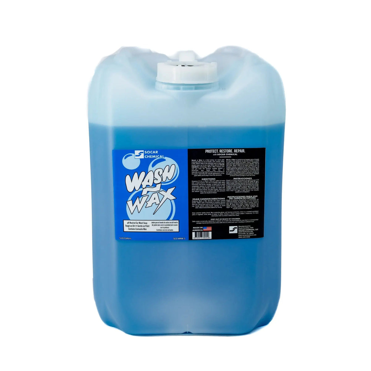 SOCAR Wash n Wax - pH Neutral Car Wash Soap Infused with Carnauba Wax - Get it from Bo