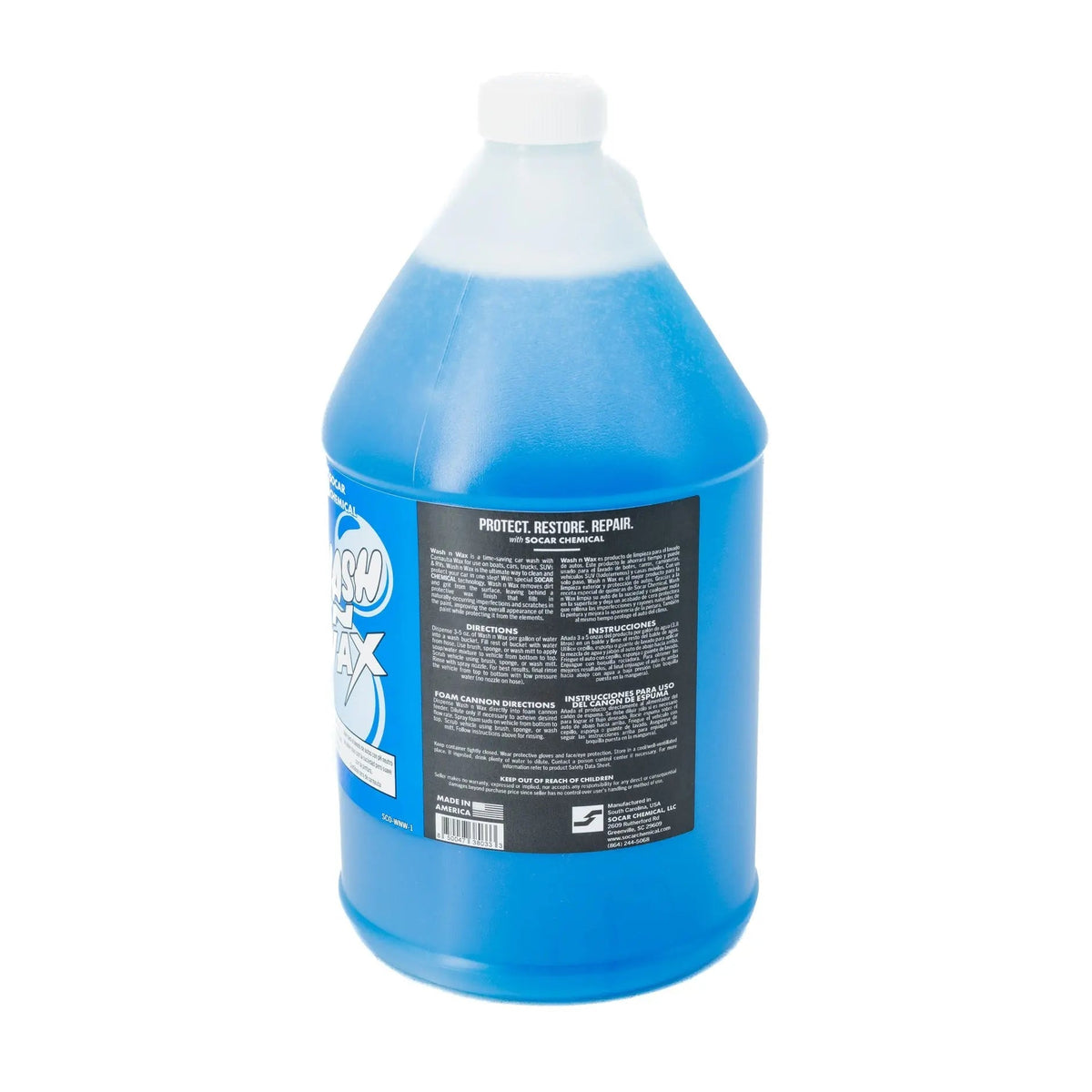 SOCAR Wash n Wax - pH Neutral Car Wash Soap Infused with Carnauba Wax - Get it from Bo