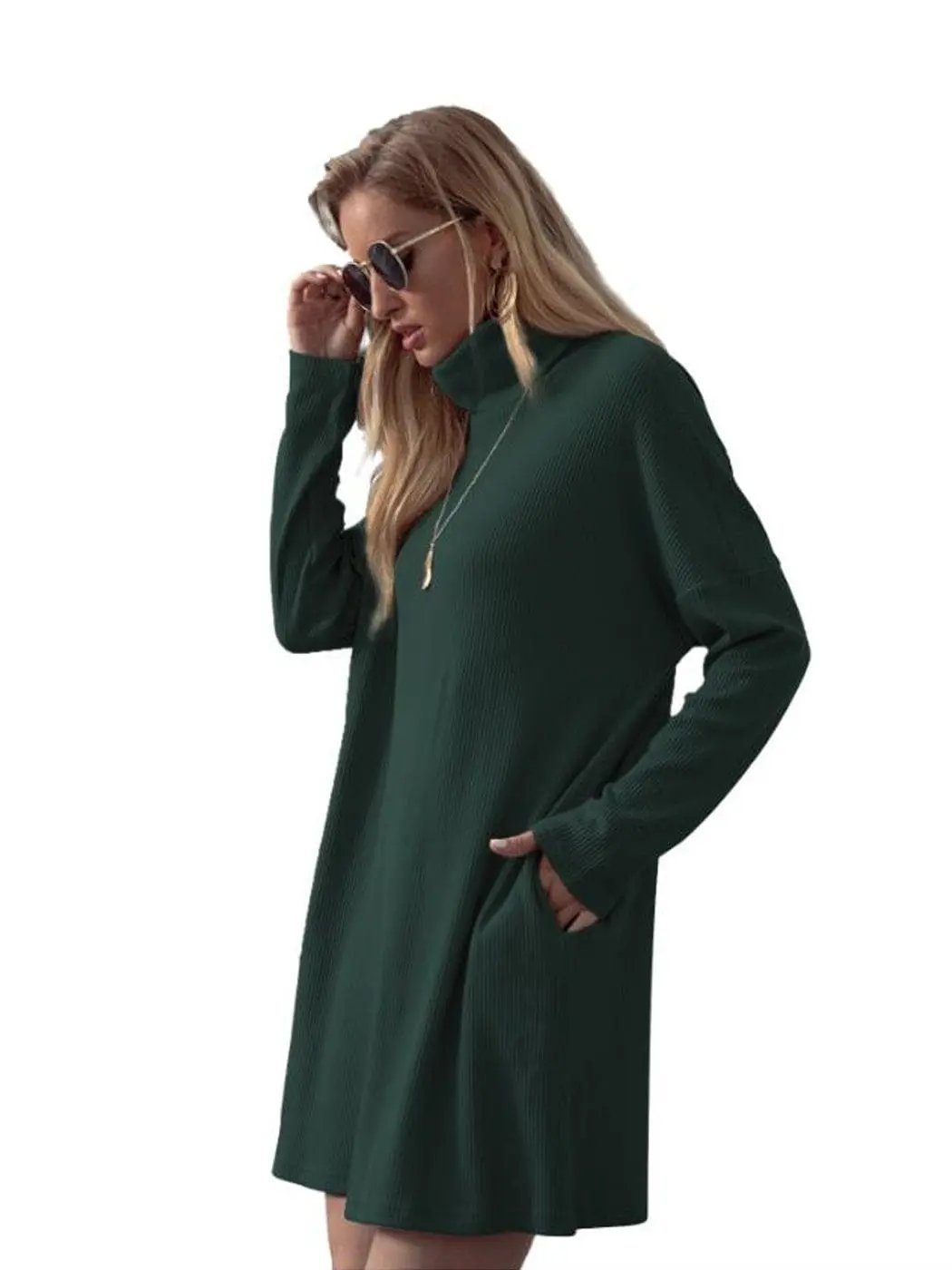 Soft Turtleneck Tunic Sweater - Get it from Bo