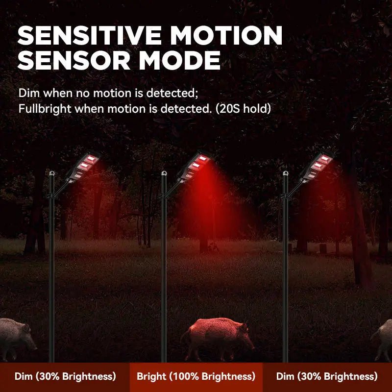 Solar Red Light for Hunting Hogs Deers - Get it from Bo