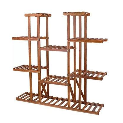 Solid Wood Indoor Outdoor 11-Tier Plant Stand - Get it from Bo