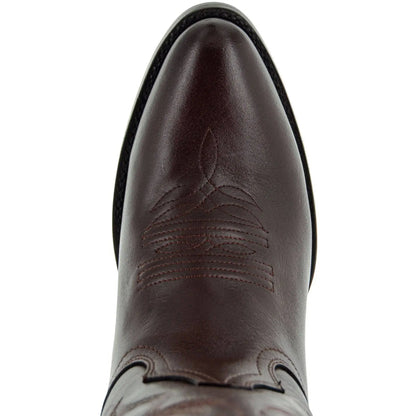 Cowboy Dress Boots | Mens Classic Round-Toe Boots (H7001-Brown) Soto Boots