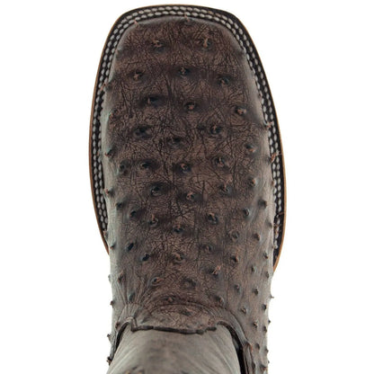 Soto Boots Mens Out of the Wild Brown Ostrich Print Boots H50031 Soto Boots