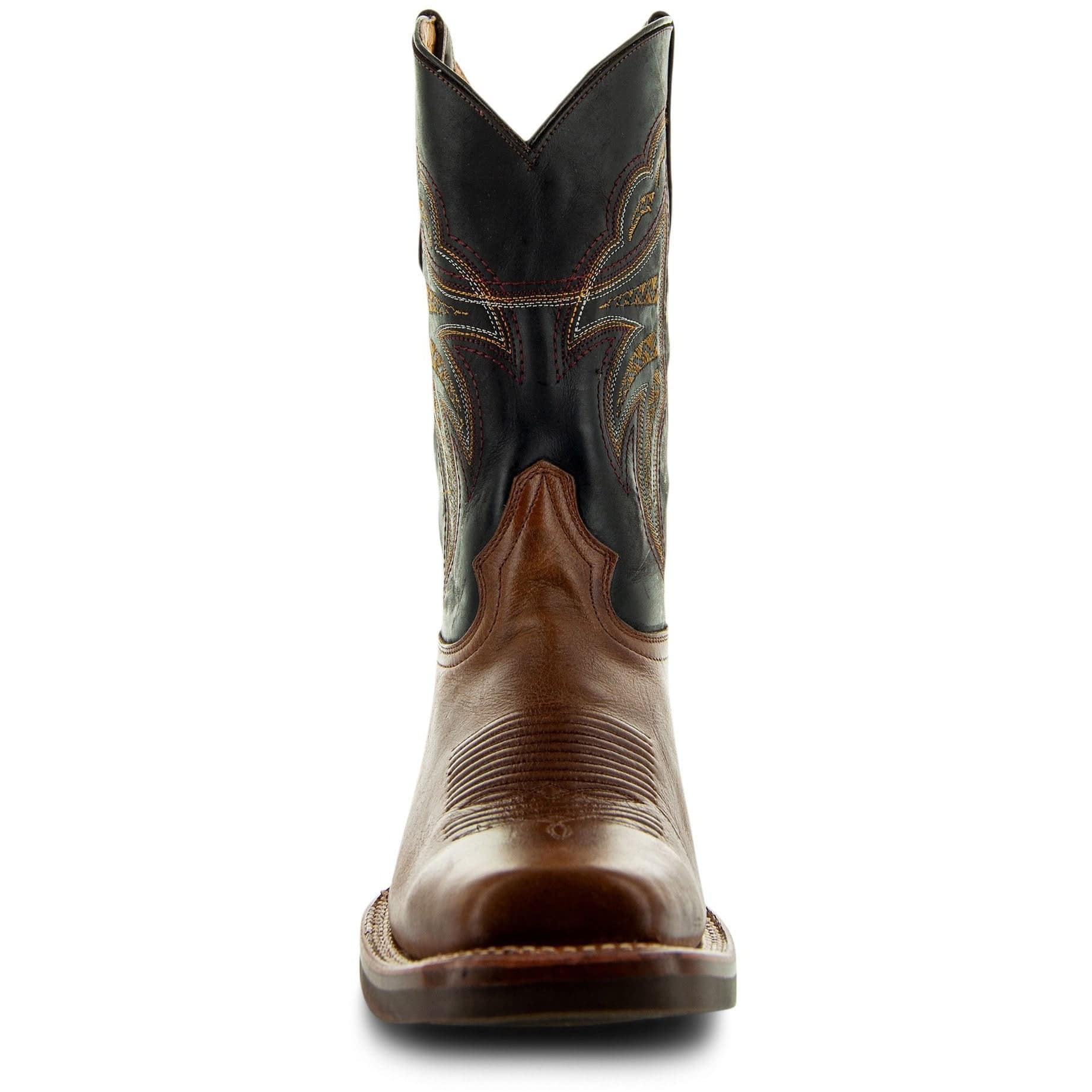 Miel Square Toe Leather Cowboy Boots H4002 Soto Boots