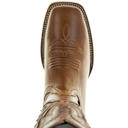 Broad Square Toe Cowboy Boots | Men's Broad Toe Boots (H50028) Soto Boots