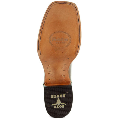 Broad Square Toe Cowboy Boots | Men's Broad Toe Boots (H50028) Soto Boots