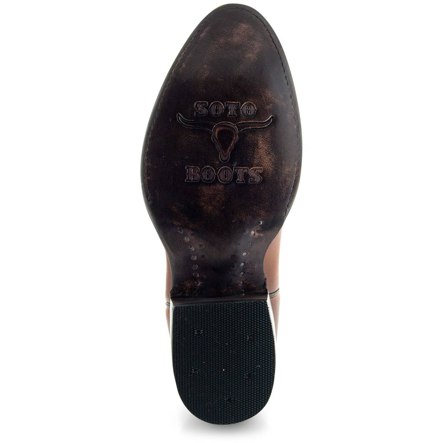 Cowboy Dress Boots | Mens Classic Round-Toe Boots (H7001-Tan) - Get it from Bo