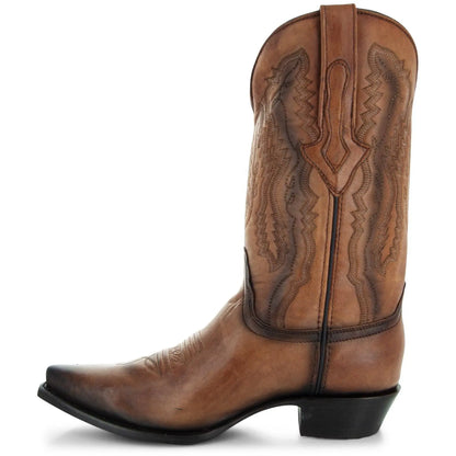 Men's Snip Toe Cowboy Boots Tan (H50030) | Soto Boots Soto Boots