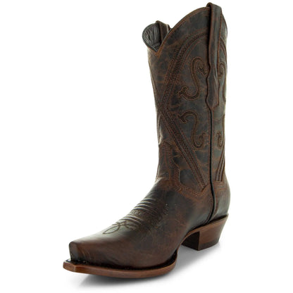 Cheyenne Cowgirl Boots | Women's Snipped Toe Leather Boots (M50041) Soto Boots