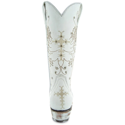 White Rhinestone Cowgirl Boots (Wedding Cowgirl Boots) - Get it from Bo