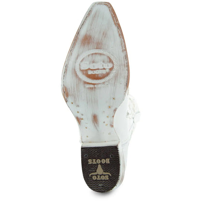 White Rhinestone Cowgirl Boots (Wedding Cowgirl Boots) - Get it from Bo