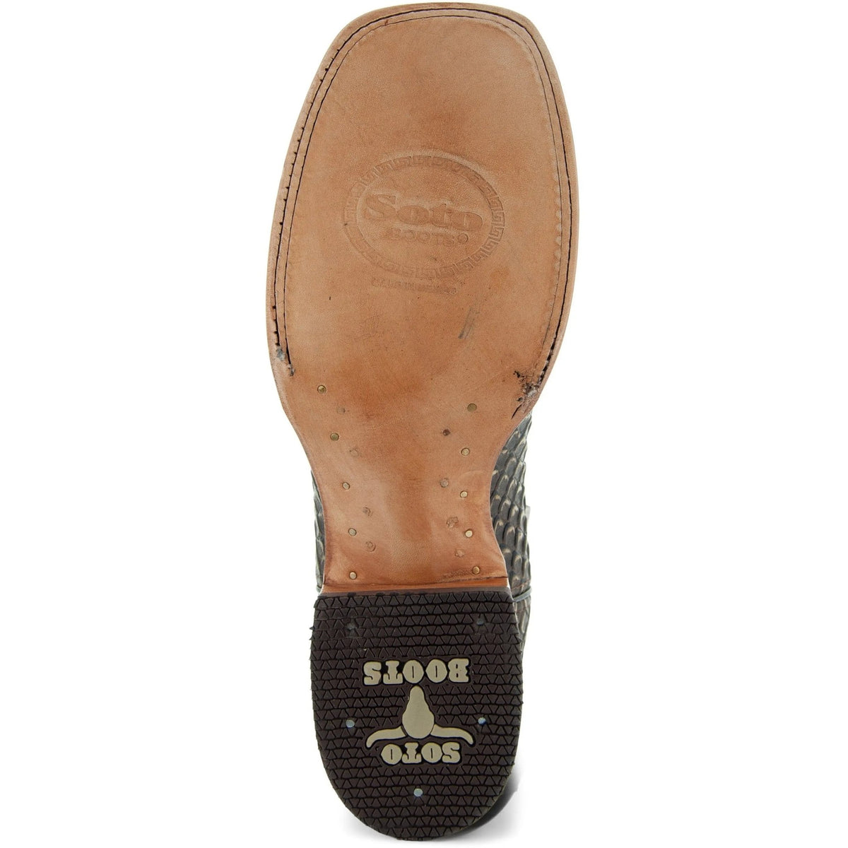 Soto Boots Mens Brown Python Print Boots H50032 - Get it from Bo