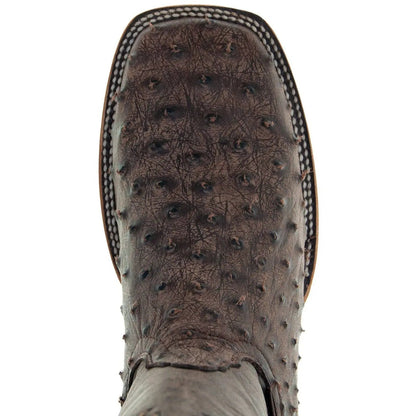 Soto Boots Mens Out of the Wild Brown Ostrich Print Boots H50031 - Get it from Bo