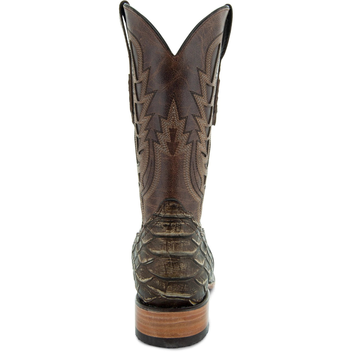 Soto Boots Mens Tan Python Print Boots H50032 - Get it from Bo