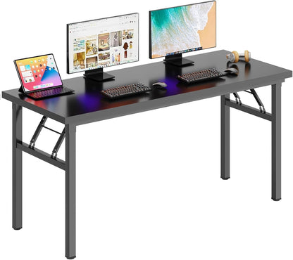 Spacious 62 Inch Office Desk with Metal Frame ShipItFurniture