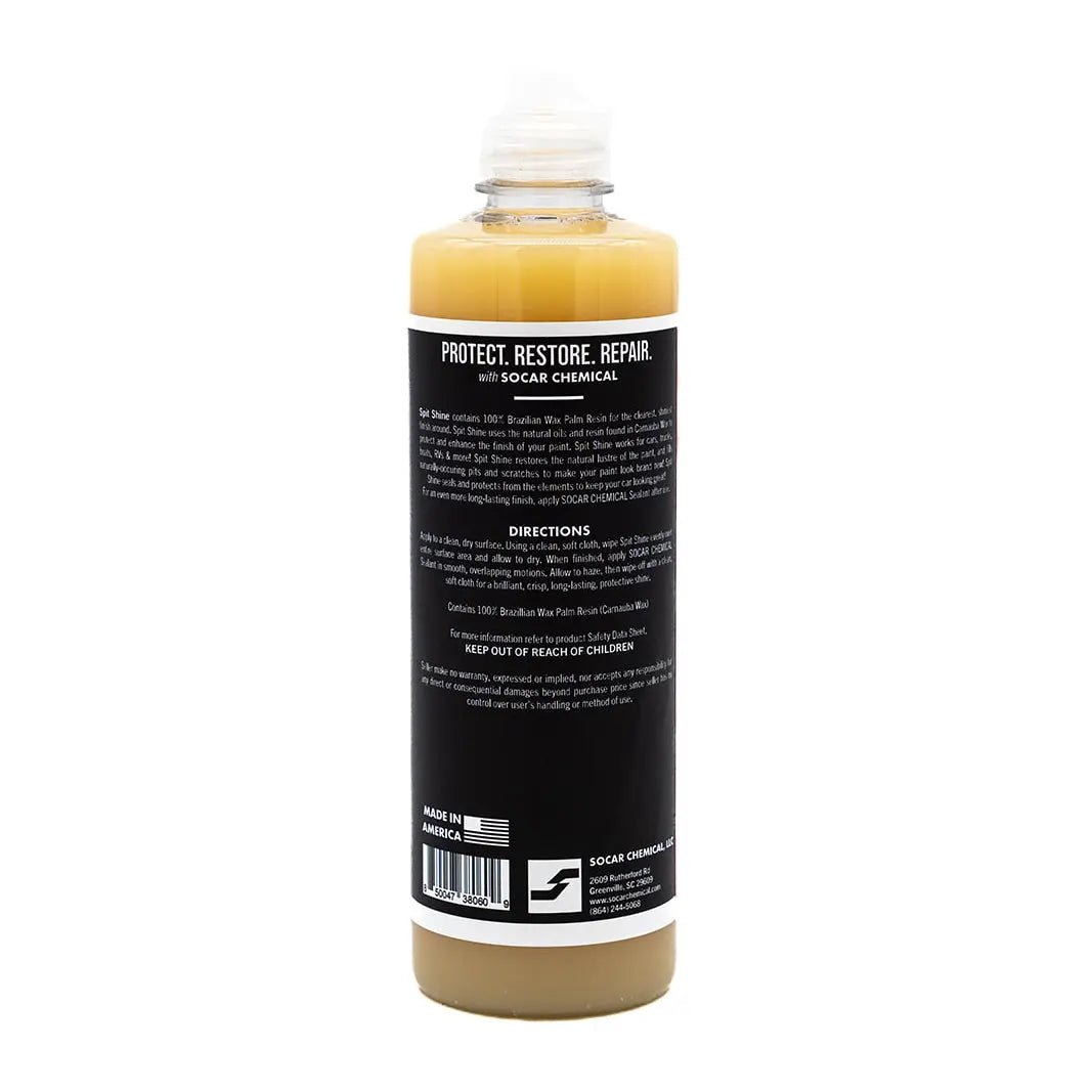 Spit Shine - Carnauba Spray Wax - Get it from Bo