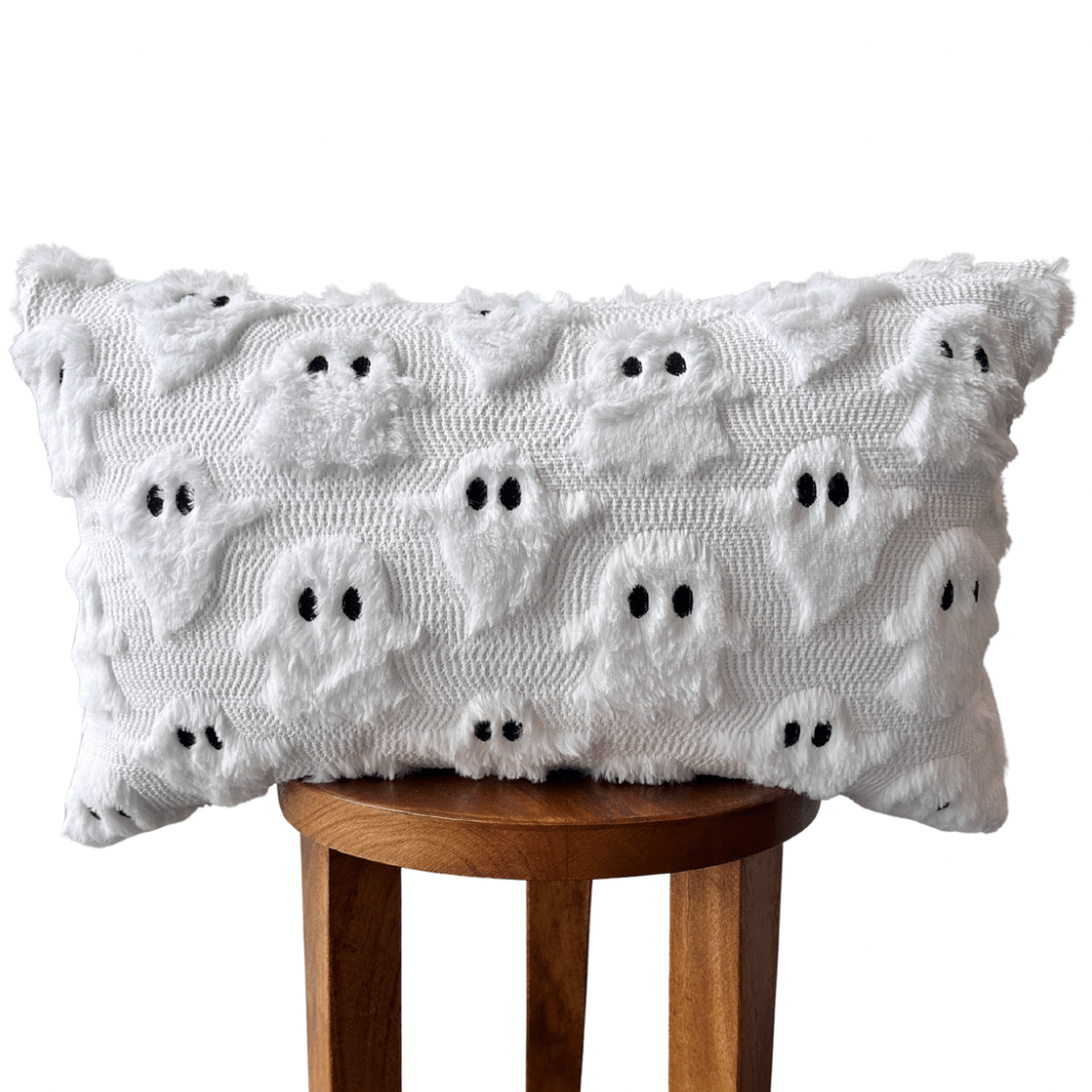Spooky Ghost Lumbar Pillow Cover - Get it from Bo