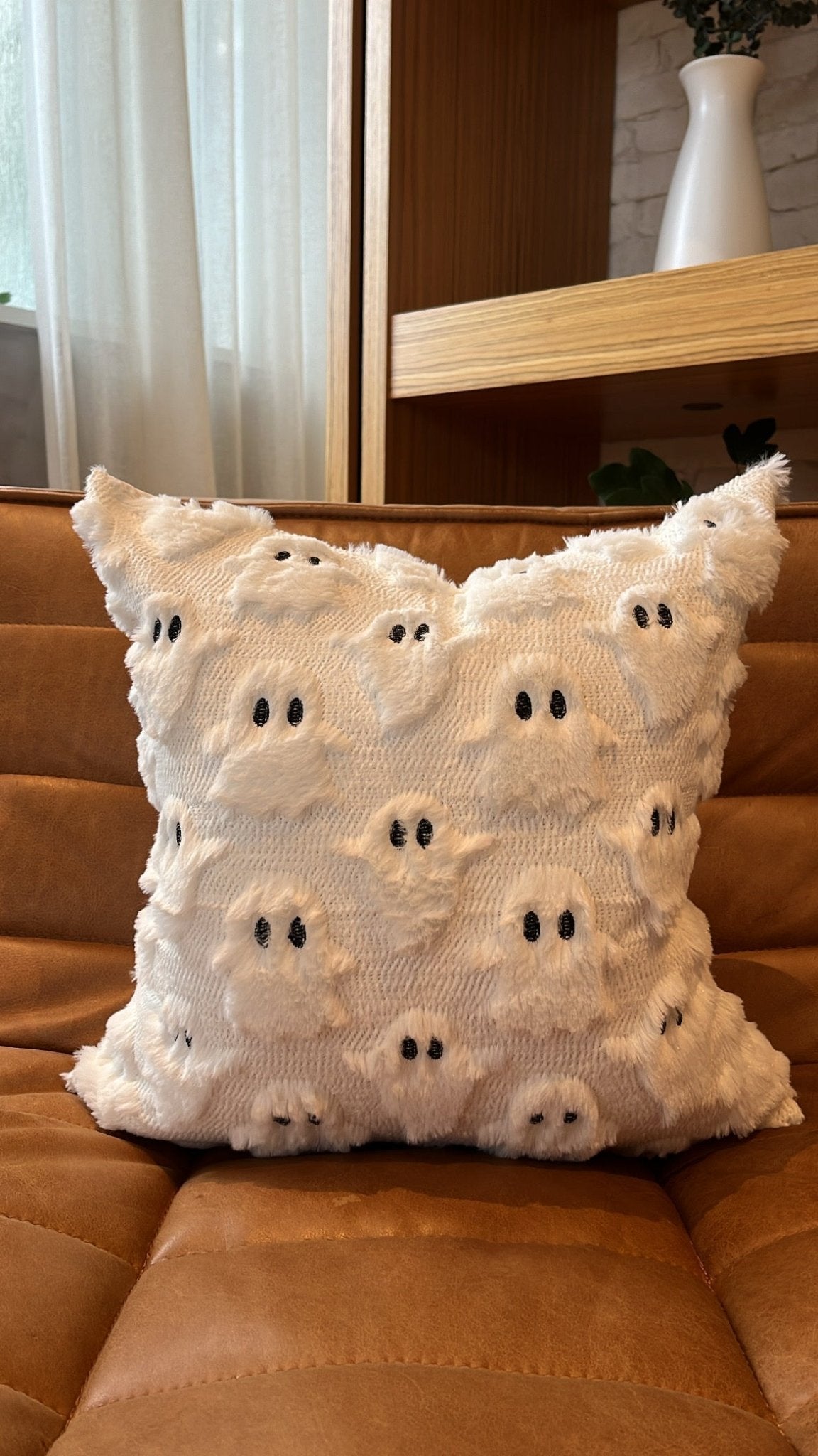 Spooky Ghost Pillow Cover - Get it from Bo