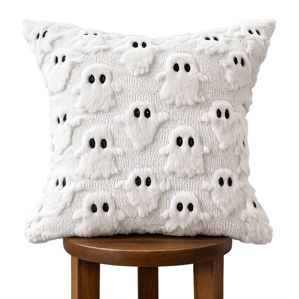 Spooky Ghost Pillow Cover - Get it from Bo