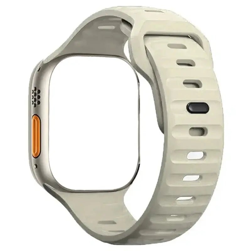 Sport Band Compatible with Apple Watch Bands 49/45/44/42/41/40 /38 Men Women Soft Silicone Band - Get it from Bo