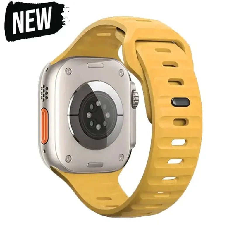 Sport Band Compatible with Apple Watch Bands 49/45/44/42/41/40 /38 Men Women Soft Silicone Band - Get it from Bo