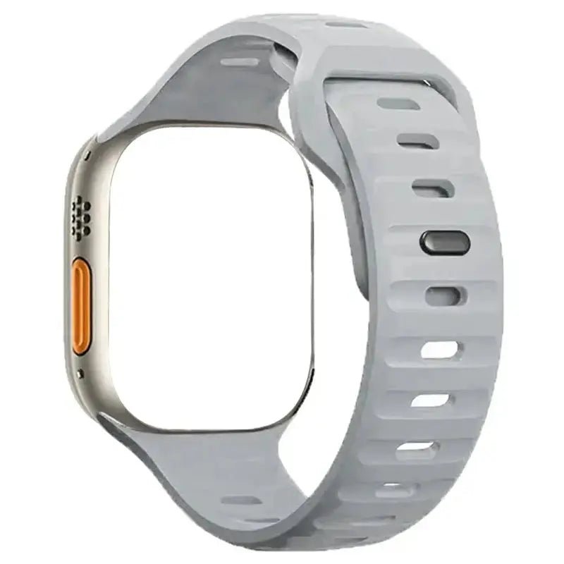 Sport Band Compatible with Apple Watch Bands 49/45/44/42/41/40 /38 Men Women Soft Silicone Band - Get it from Bo