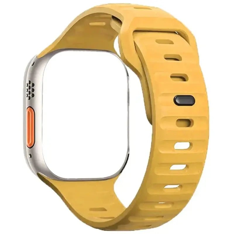 Sport Band Compatible with Apple Watch Bands 49/45/44/42/41/40 /38 Men Women Soft Silicone Band - Get it from Bo