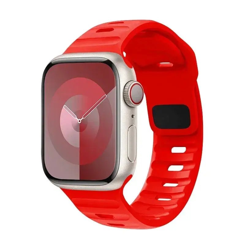 Sport Band Compatible with Apple Watch Bands 49/45/44/42/41/40 /38 Men Women Soft Silicone Band - Get it from Bo