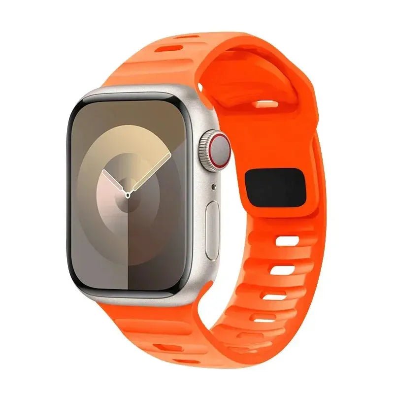 Sport Band Compatible with Apple Watch Bands 49/45/44/42/41/40 /38 Men Women Soft Silicone Band - Get it from Bo
