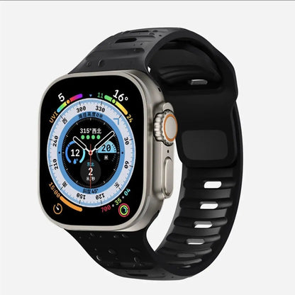 Sport Band Compatible with Apple Watch Bands 49/45/44/42/41/40 /38 Men Women Soft Silicone Band - Get it from Bo