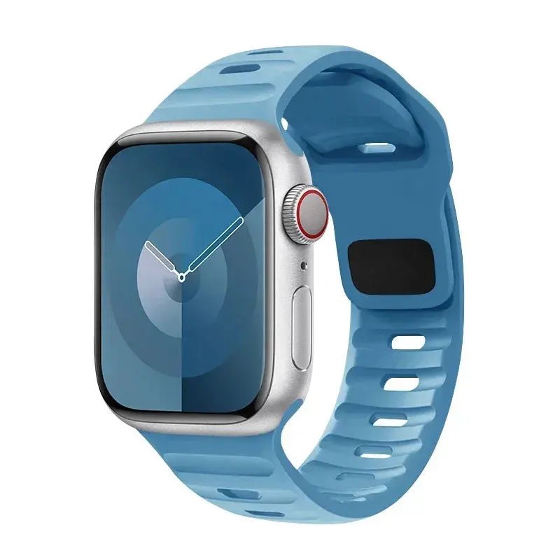 Sport Band Compatible with Apple Watch Bands 49/45/44/42/41/40 /38 Men Women Soft Silicone Band - Get it from Bo