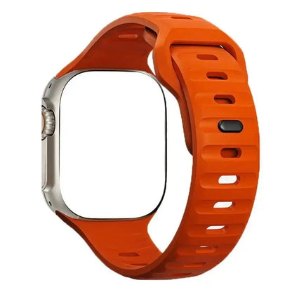 Sport Band Compatible with Apple Watch Bands 49/45/44/42/41/40 /38 Men Women Soft Silicone Band - Get it from Bo