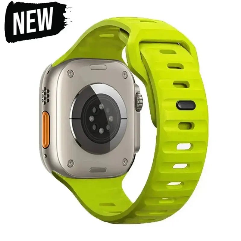 Sport Band Compatible with Apple Watch Bands 49/45/44/42/41/40 /38 Men Women Soft Silicone Band - Get it from Bo