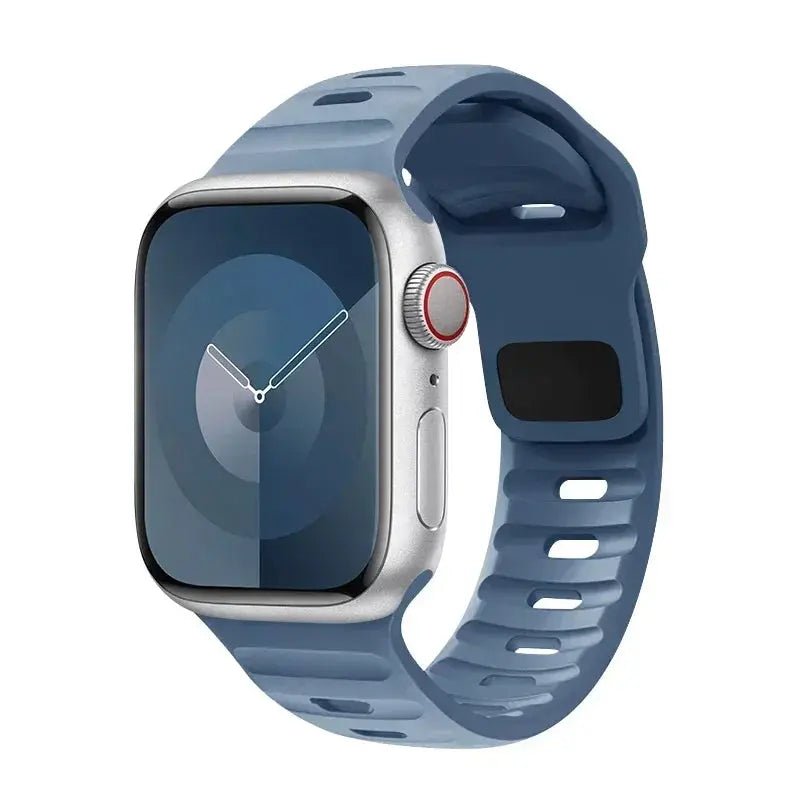 Sport Band Compatible with Apple Watch Bands 49/45/44/42/41/40 /38 Men Women Soft Silicone Band - Get it from Bo