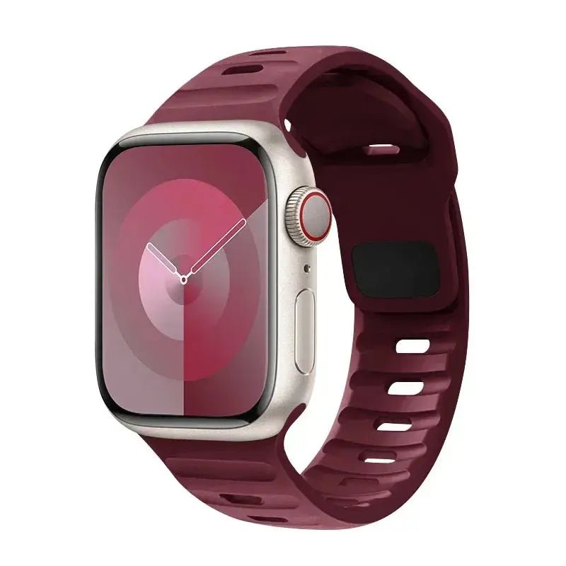 Sport Band Compatible with Apple Watch Bands 49/45/44/42/41/40 /38 Men Women Soft Silicone Band - Get it from Bo