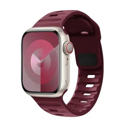Sport Band Compatible with Apple Watch Bands 49/45/44/42/41/40 /38 Men Women Soft Silicone Band - Get it from Bo