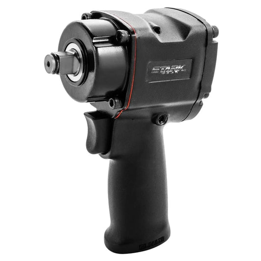 Stark USA 1/2" Air Impact Wrench Lightweight Composite Pneumatic 500ft/lb - Get it from Bo