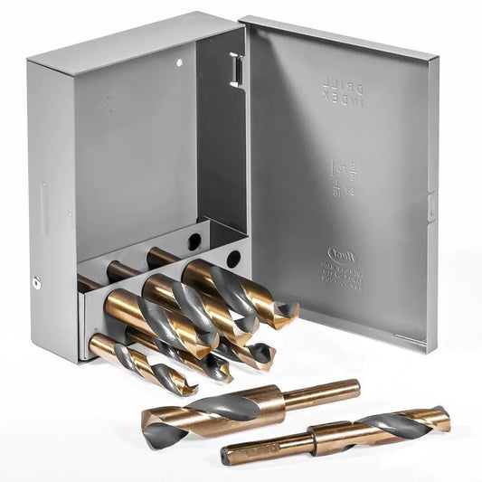 Stark USA 8pc Jumbo Silver & Deming Drill Bit Set Index 9/16" To 1" - Get it from Bo