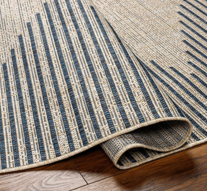 Stephan Blue & Gray Outdoor Rug - Get it from Bo
