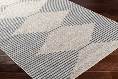 Stephan Blue & Gray Outdoor Rug - Get it from Bo