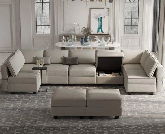 Stylish Modular Sectional Sofa with Reversible Chaise - Get it from Bo