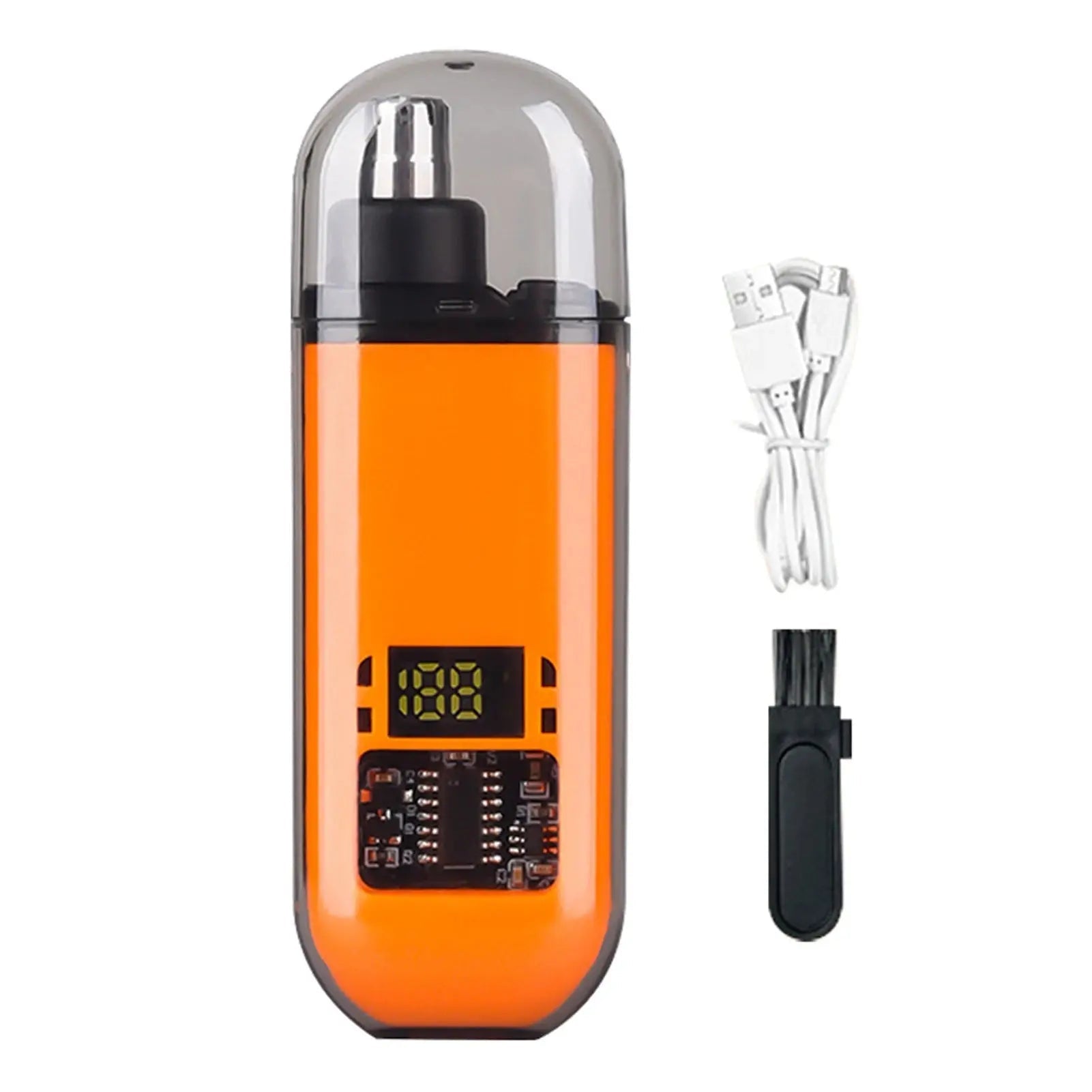 Suitable for men, USB charging nose and ear hair trimmer portable electric nose hair clipper, mini compact design, quick chargin - Get it from Bo
