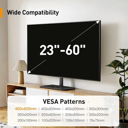 Tabletop TV Stand 23 to 60 Inches Height Adjustable - Get it from Bo