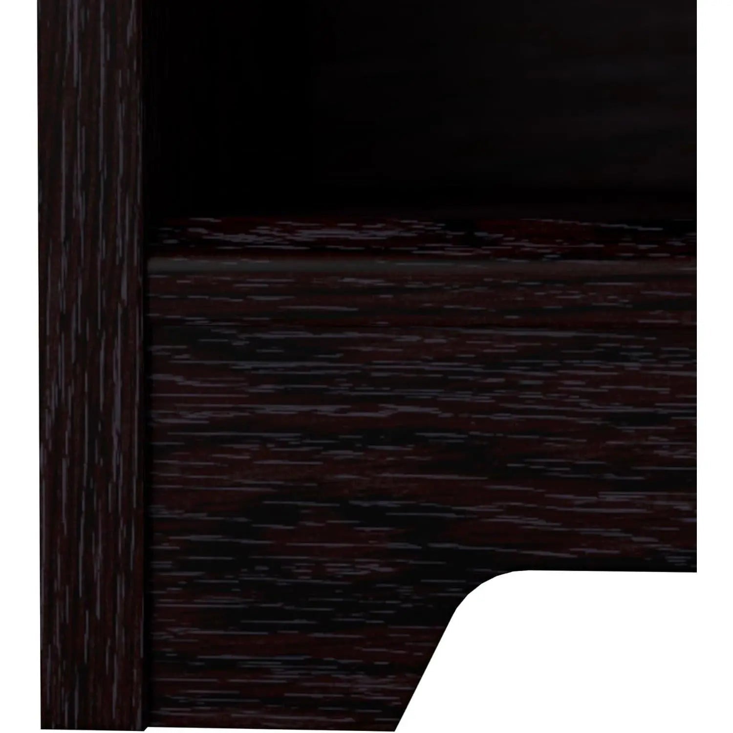 Tall Five Shelf Bookcase Espresso Oak For Living Room - Get it from Bo